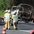 Up to 18 feared dead and some 30 injured in a fiery bus crash in Germany