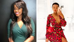 Lilian Muli with Huddah Monroe. (Instagram)