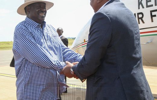 Uhuru and Raila (PSCU)