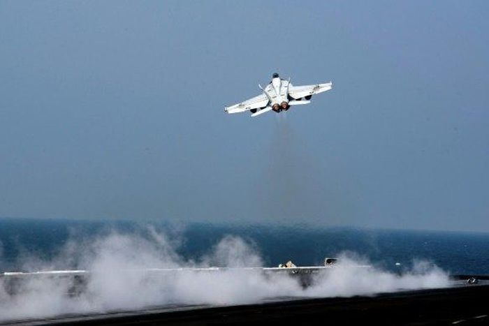 This US Navy photo shows an F/A-18E Super Hornet in 2016