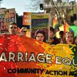 Supporters of same-sex marriage march in Sydney