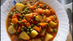 Minji stew as made by YouTube creator All Things Pelicia