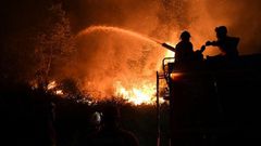 The latest forest fire comes two weeks after a giant blaze broke out at Pedrogao Grande, seen in June 2017, about 75 kilometres (47 miles) north of Tramagal