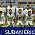 Brazilian club Chapecoense pose before the start of their Copa Sudamericana second round first leg against Argentina's Defensa y Justicia at Norberto Tomaghello stadium in Florencio Varela, Buenos Aires province, Argentina on June 28, 2017