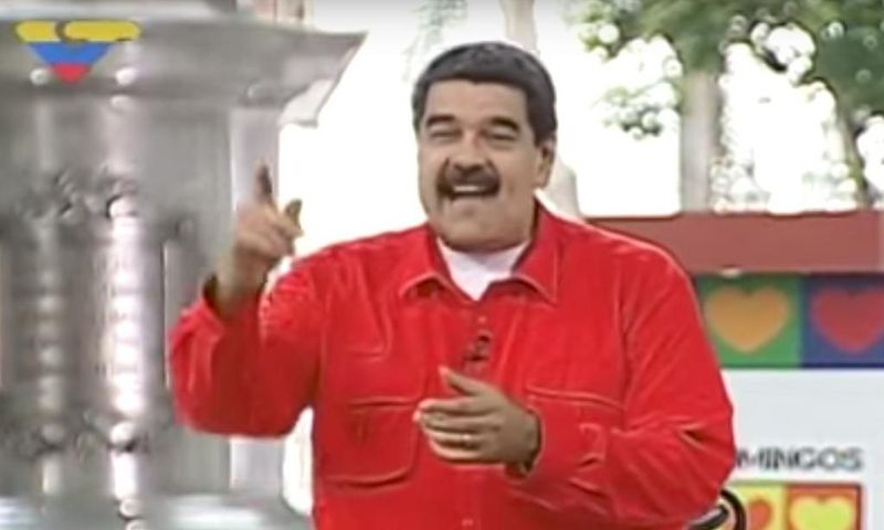 Venezuelan President Nicolas Maduro, dancing along to a version of the song "Despacito," July 23, 2017.