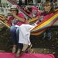 Colombians celebrate the World Day of Laziness in Itagui, near Medellin. The day was created to call attention to the need to unwind from the stresses of working life