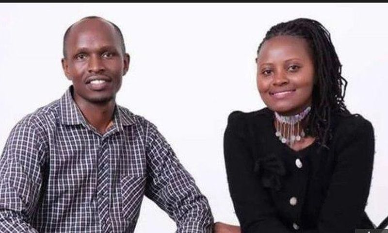 Paul Waithaka and Joyce Wanjiru. Their wedding was cancelled on November 3 over claims that they did not meet church standards