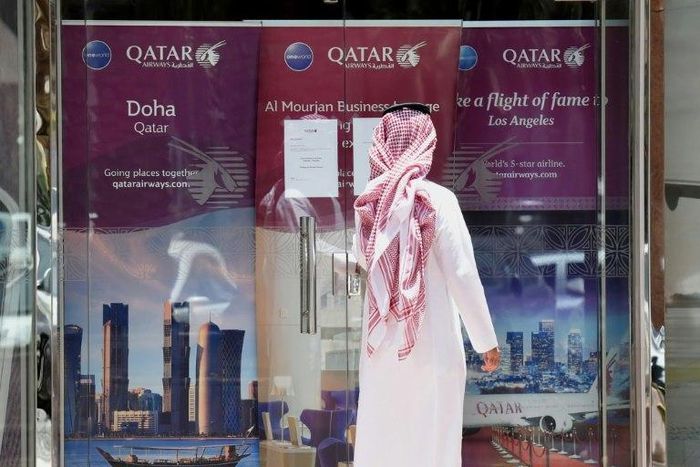 A new Qatari committee is to receive compensation claims from major companies such as Qatar Airways, whose Riyadh branch is shown in this picture from June 5, 2017, as well as individuals affected by sanctions against the country