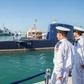 A German-made Israeli Navy Dolphin 2 class submarine arrives at Haifa's military port on January 12, 2016. The submarines are the most sophisticated in Israel's fleet