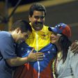 Venezuelan President Nicolas Maduro's son, Nicolas Ernesto Maduro, left, is joining his father's disputed assembly to rewrite the constitution