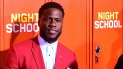 Comedian and actor Kevin Hart arrives for the premiere of 'Night School' in Los Angeles, California on September 24, 2018
