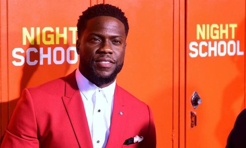 Comedian and actor Kevin Hart arrives for the premiere of 'Night School' in Los Angeles, California on September 24, 2018