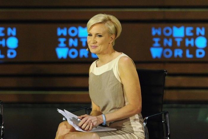 MSNBC host Mika Brzezinski, pictured at a 2015 event in New York, did not seem deterred by Trump's tweet, responding with her own social media taunt