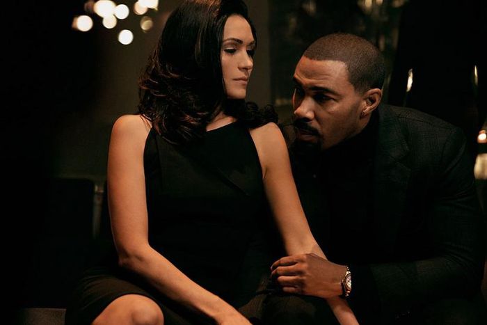 Angela Valdez, James St Patrick [Credit Starz]