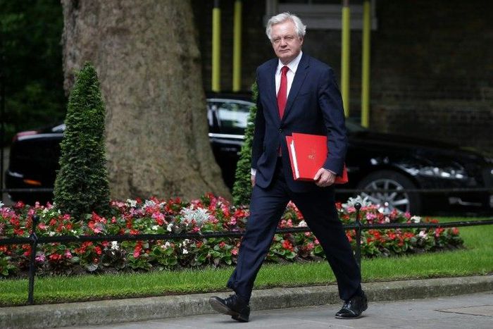 Britain's Brexit Minister David Davis, pictured on June 12, 2017, said, "The UK will remain a committed partner and ally of our friends across the continent"
