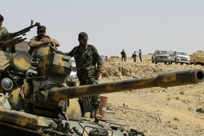 Hezbollah fighters are battling IS jihadists near Syria's border with Lebanon