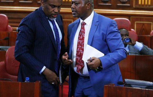 DCI George Kinoti and DPP Noordin Haji