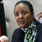 Education Cabinet Secretary Amb. Amina Mohamed addressing the media