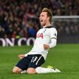 Tottenham Hotspur's Christian Eriksen celebrates after scoring against Crystal Palace in April 2017