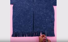 Easy DIY  to turn an old t-shirt into a cool kimono (Photos)