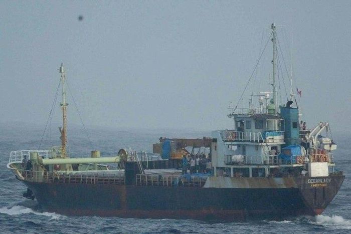 The 'Ocean Lady" was intercepted by Canadian authorities in October 2009 with 76 Sri Lankans on board. Four of them were acquiited Thursday of charges of human trafficking on the ship
