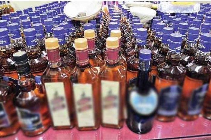 File Image of illegal liquor that was nabbed during a crackdown
