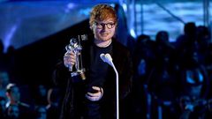Ed Sheeran at the 2017 MTV VMAs