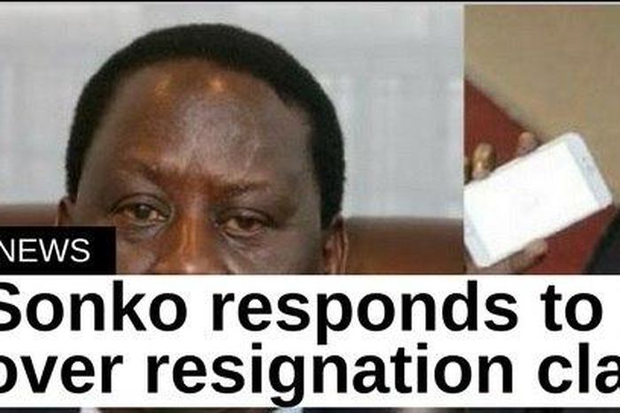 Raila Odinga and Mike Sonko