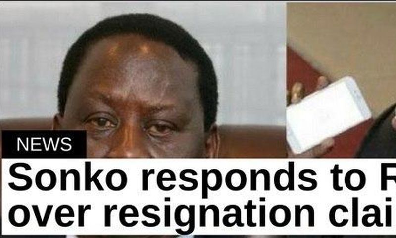 Raila Odinga and Mike Sonko