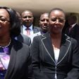 Health CS Sicily Kariuki with Suspended KNH CEO Lily Koros