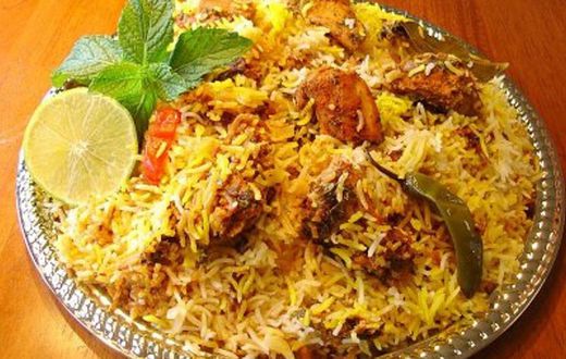 Kenyan style chicken biryani