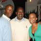 Opposition leader Raila Odinga (centre), son Raila Jr (left)