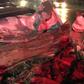 The wreck of the car that almost wiped off activist Boniface Mwangi's family