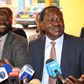 File image of Raila Odinga with Anyang Nyongo