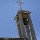 A picture taken on June 11, 2017 shows a church in the village of Ein Qiniye in the Israeli-occupied Golan Heights