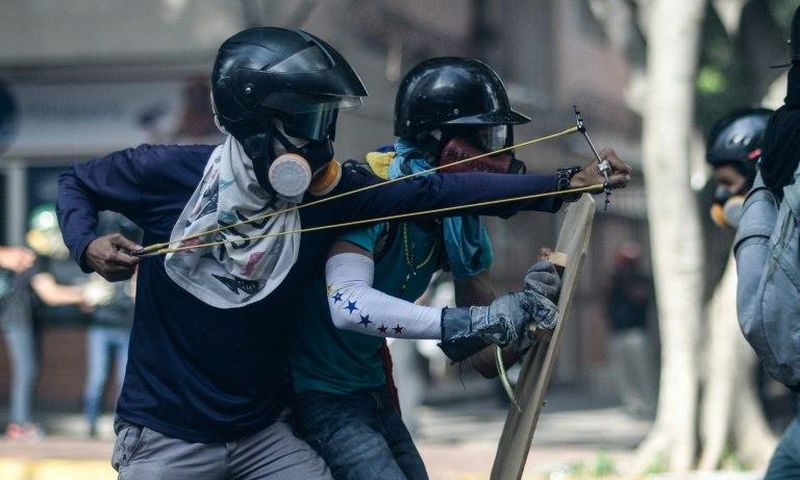 Venezuela has been locked in a political and economic crisis for months as thousands have marched for and against the government of leftist president Nicolas Maduro