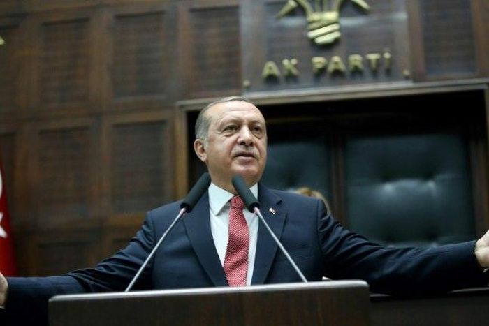 Recep Tayyip Erdogan said Germany's ruling parties were "enemies of Turkey"