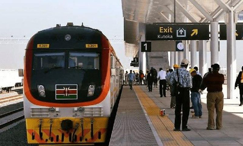 File image of commuters at an SGR terminus. Police have arrested 7 employees at the SGR in a new ticketing scandal