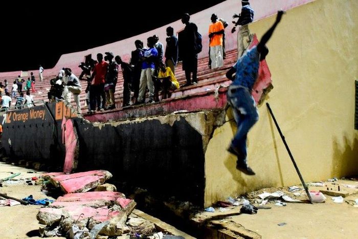 Senegalese authorities and the league federation found fans of Dakar-based US Ouakam were responsible for triggering a stampede which saw a stadium wall collapse at a cup final, crushing eight fans to death and injuring dozens more
