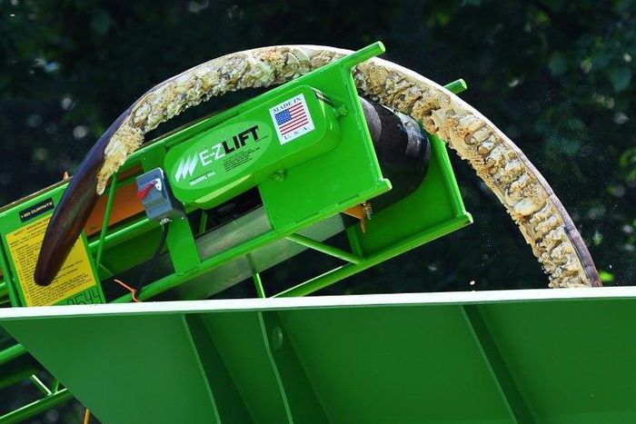 Ivory is put into a crusher during #IvoryCrush in Central Park, New York