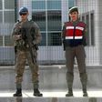 Turkish soldiers guard at the Sincan Prison in Ankara, on February 28, 2017 during the trial of suspects accused of involvement in last year's failed July coup