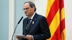 "Catalans are not afraid. They do not frighten us. There is no turning back in the path to freedom. Slovenians decided to go ahead with all the consequences. Let's do like them," Torra said after visiting Slovenia