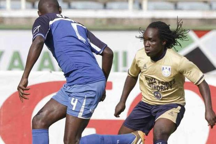 Dan Sserunkuma in action in a past match