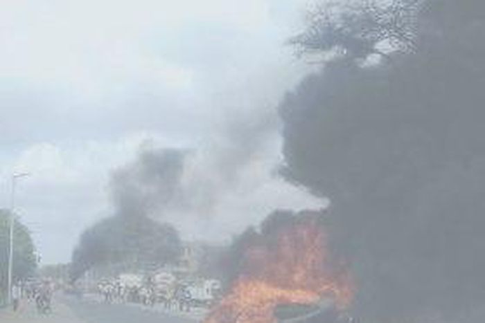 Garissa University students demonstrate disappearance of their colleague  