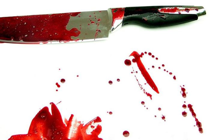 Bloody knife