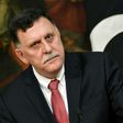 Libya's UN-backed Prime Minister Fayez al-Sarraj, pictured on July 26, 2017, wants a referendum on a draft constitution