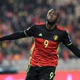 Belgium's Romelu Lukaku celebrates after scoring a goal during the World Cup 2018 qualification match between Belgium and Estonia on November 13, 2016 at the King Baudouin Stadium in Brussels
