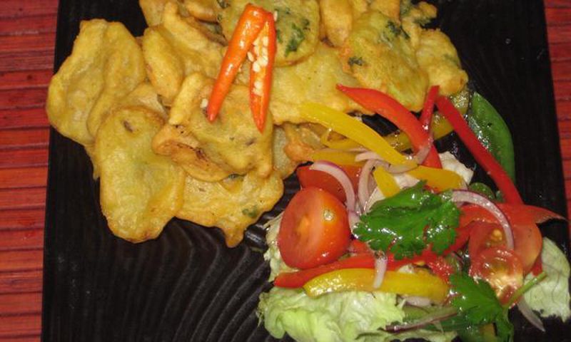 Tasty Kenyan potato bhajia