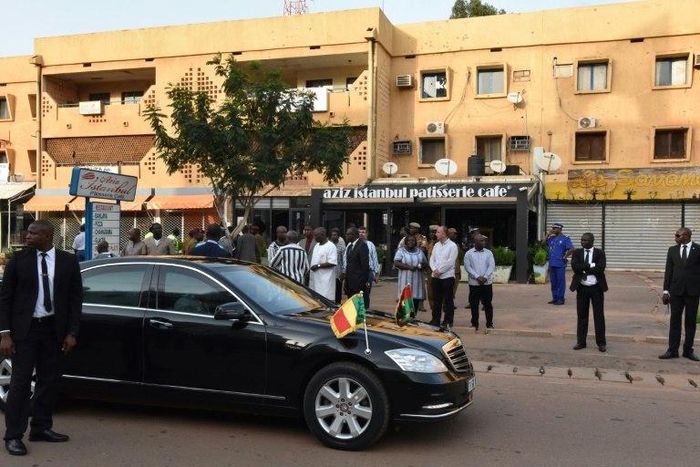 The scene of an attack in Burkina Faso in which 18 people were killed, one of a series in the Sahel region raising concerns about security