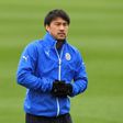 Leicester City's striker Shinji Okazaki attends a training session at Leicester City's training complex April 17, 2017
